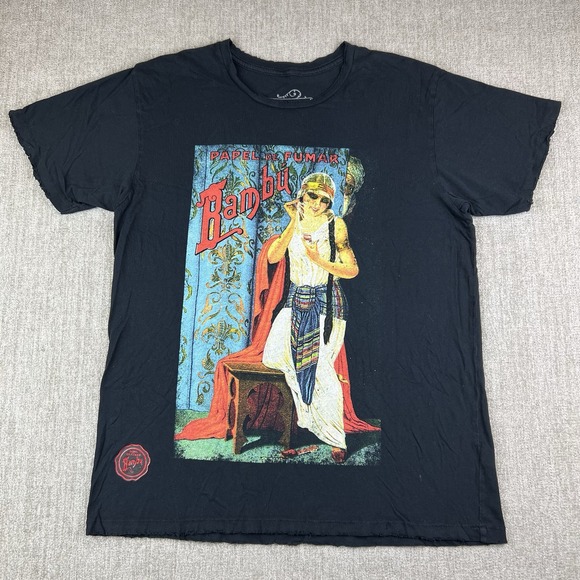 Other - Vintage BAMBU PAPEL de FUMAR ROLLING PAPERS 420 Marijuana T Shirt Men's Medium